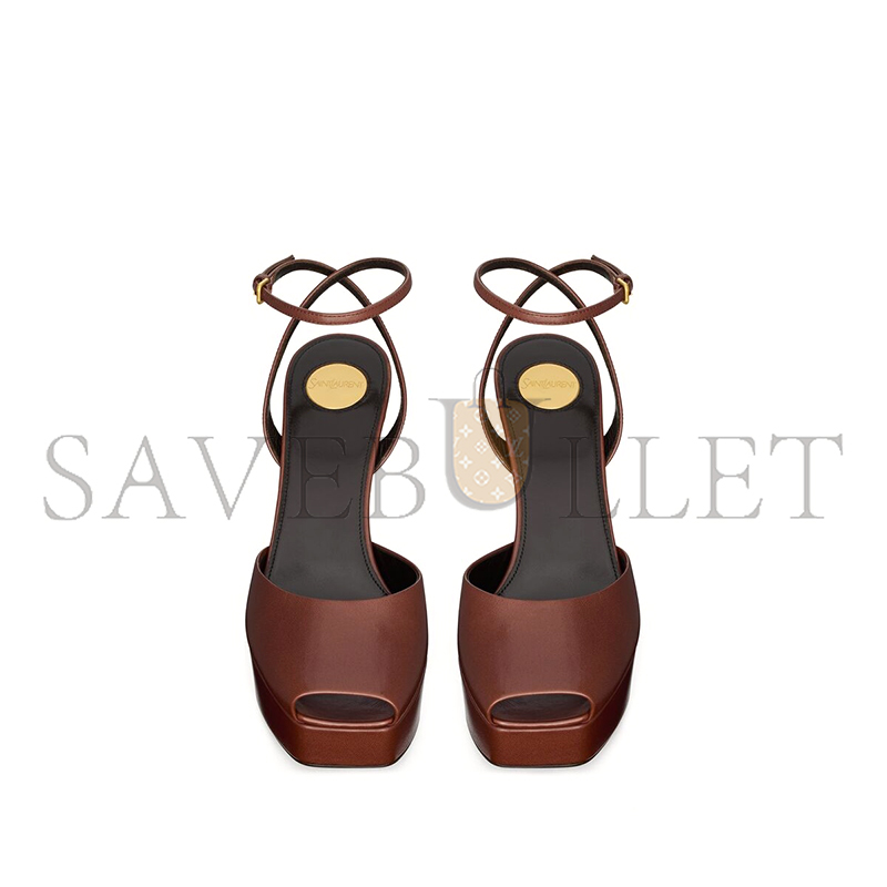 Y*L la scandale platform sandals in smooth leather 823500aacsq2603
